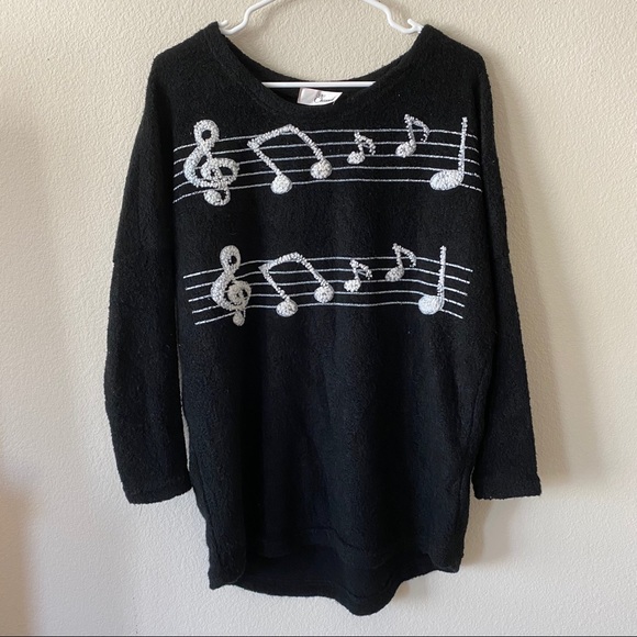 yesstyle Sweaters - 🎶 music notes pullover